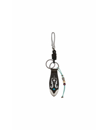 MEA（メア）の「BEAD LEATHER KEYRING [BLACK]（キーケース/キーアクセサリー）」