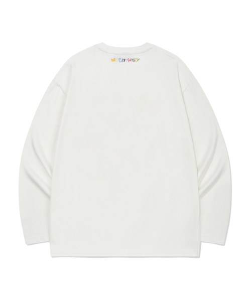 Wacky WiLLy(ワッキーウィリー)の「タイポグラフィックロングスリーブホワイト(Tシャツ/カットソー・レディース・その他・SMALL/MEDIUM/LARGE/X-LARGE)」の3枚目の写真