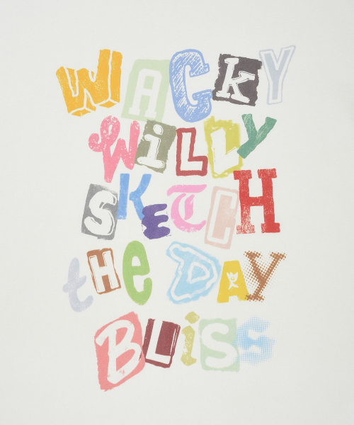 Wacky WiLLy(ワッキーウィリー)の「タイポグラフィックロングスリーブホワイト(Tシャツ/カットソー・レディース・その他・SMALL/MEDIUM/LARGE/X-LARGE)」の5枚目の写真