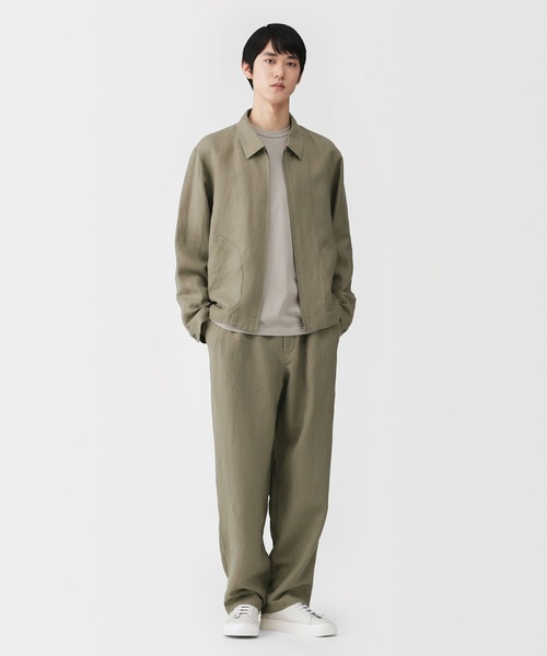 MUJI Labo(ムジラボ)の「〔MUJI Labo〕 紳士 リネンリヨセルイージーパンツ(その他パンツ・メンズ・カーキ/パープル系/ブラック・XL/L/M/S)」の8枚目の写真