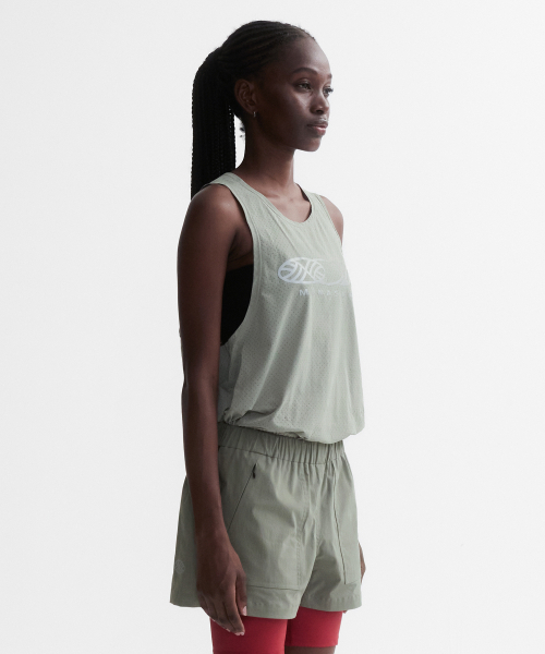 MENASOO（ミナス）の「VENODE Three Track Logo Active Sleeve_Beige（Tシャツ/カットソー・レディース・Beige・1/2）」の2枚目の写真