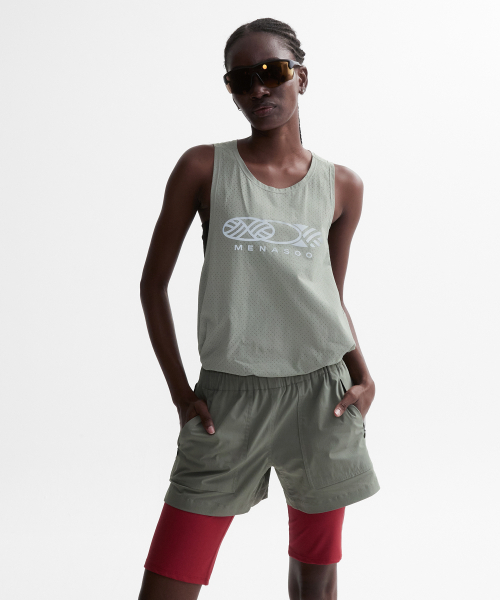MENASOO（ミナス）の「VENODE Three Track Logo Active Sleeve_Beige（Tシャツ/カットソー・レディース・Beige・1/2）」の11枚目の写真