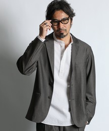 The DUFFER of ST.GEORGE（ザダファーオブセントジョージ）の「【WEB限定アイテム】SET UP COMFORT JERSEY JACKET：セットアップ対応 コンフォート ジャージジャケット（テーラードジャケット）」