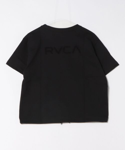 RVCA(ルーカ)の「RVCA/ルーカ Tシャツ レディース RVCA CROPPED SS TEE BG043201(Tシャツ/カットソー・レディース・ブラック/ホワイト/スミクロ・M/S)」の4枚目の写真