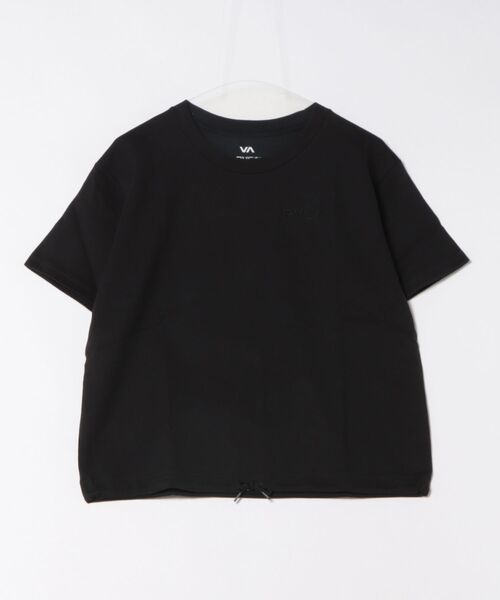 RVCA(ルーカ)の「RVCA/ルーカ Tシャツ レディース RVCA CROPPED SS TEE BG043201(Tシャツ/カットソー・レディース・ブラック/ホワイト/スミクロ・M/S)」の9枚目の写真