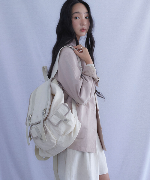 OURO（アウロ）の「BUDDY BACKPACK [ CREAM ]（バックパック/リュック・レディース・その他・N）」の2枚目の写真