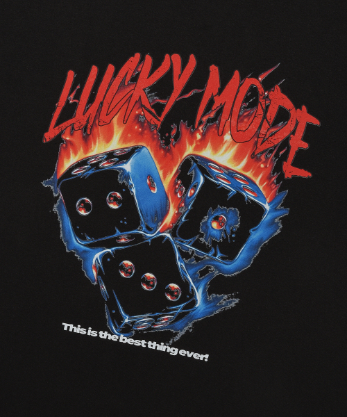 DYSFUNCT(ディスファンクト)の「LUCKY MODE DICE T-SHIRT(BLACK)(Tシャツ/カットソー・メンズ・その他・SMALL/MEDIUM/LARGE)」の4枚目の写真