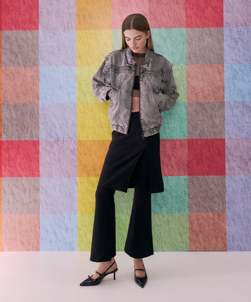 CHARLES & KEITH(チャールズ & キース)の「Sonali ソナリ ボウ スリングバッグパンプス(パンプス・レディース・バーガンディー/ブラック系その他7・25cm/24.5cm/23.5cm/23cm/22.5cm/25.5cm)」の2枚目の写真
