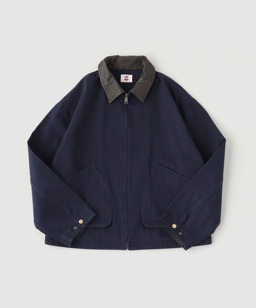 B.C STOCK(ベーセーストック)の「GOD ファーマーズジャケット(ブルゾン・メンズ・アイボリー/ブルー系その他/ネイビー・LARGE/MEDIUM)」の17枚目の写真