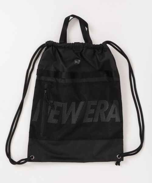 NEW ERA(ニューエラ)の「【NEW ERA/ニューエラ】デイサック 150D NEW ERAロゴ ブラック リフレクトシルバー(バックパック/リュック・メンズ・ブラック・FREE)」の1枚目の写真