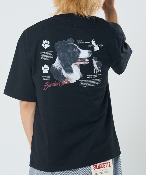 CORISCO(コリスコ)の「プロフィールアニマル柄TEE(M1)(Tシャツ/カットソー・メンズ・ブラック系1/グレー系1/キナリ/オートミール/グレー系2/ホワイト系2/ホワイト系1/ブラック系2・X-LARGE/LARGE/MEDIUM)」の5枚目の写真
