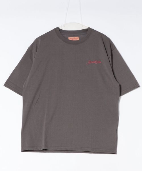 CORISCO(コリスコ)の「プロフィールアニマル柄TEE(M1)(Tシャツ/カットソー・メンズ・ブラック系1/グレー系1/キナリ/オートミール/グレー系2/ホワイト系2/ホワイト系1/ブラック系2・X-LARGE/LARGE/MEDIUM)」の14枚目の写真
