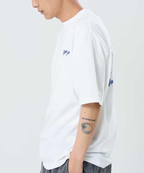 CORISCO(コリスコ)の「プロフィールアニマル柄TEE(M1)(Tシャツ/カットソー・メンズ・ブラック系1/グレー系1/キナリ/オートミール/グレー系2/ホワイト系2/ホワイト系1/ブラック系2・X-LARGE/LARGE/MEDIUM)」の20枚目の写真