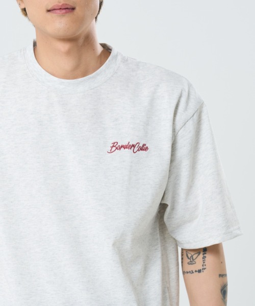 CORISCO(コリスコ)の「プロフィールアニマル柄TEE(M1)(Tシャツ/カットソー・メンズ・ブラック系1/グレー系1/キナリ/オートミール/グレー系2/ホワイト系2/ホワイト系1/ブラック系2・X-LARGE/LARGE/MEDIUM)」の18枚目の写真