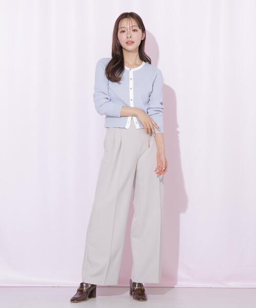 JILL by JILL STUART(ジルバイジルスチュアート)の「UVミニケーブルカーディガン(ニット/セーター・レディース・ブルー/ホワイト系その他/ホワイト系その他2・FREE)」の12枚目の写真