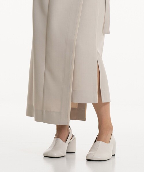 UNITED TOKYO（ユナイテッドトウキョウ）の「【新作】バイカラーアシメタイトスカート｜ウォッシャブル/オフィスカジュアル/細見え/春服（スカート・レディース・マルチ/ブラック/ベージュ・1/3/2）」の4枚目の写真