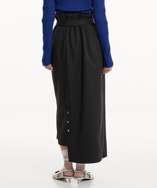 UNITED TOKYO（ユナイテッドトウキョウ）の「【新作】バイカラーアシメタイトスカート｜ウォッシャブル/オフィスカジュアル/細見え/春服（スカート・レディース・マルチ/ブラック/ベージュ・1/3/2）」の10枚目の写真