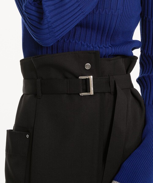 UNITED TOKYO（ユナイテッドトウキョウ）の「【新作】バイカラーアシメタイトスカート｜ウォッシャブル/オフィスカジュアル/細見え/春服（スカート・レディース・マルチ/ブラック/ベージュ・1/3/2）」の11枚目の写真