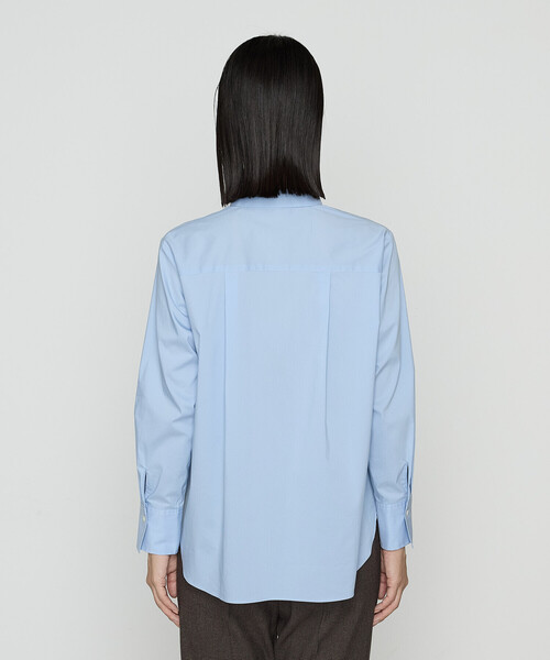 COMME CA（コムサ）の「〔 Sサイズ 〕 コットンナイロンシャンブレー カーチフ付きシャツ（シャツ/ブラウス・レディース・ホワイト・5号）」の13枚目の写真