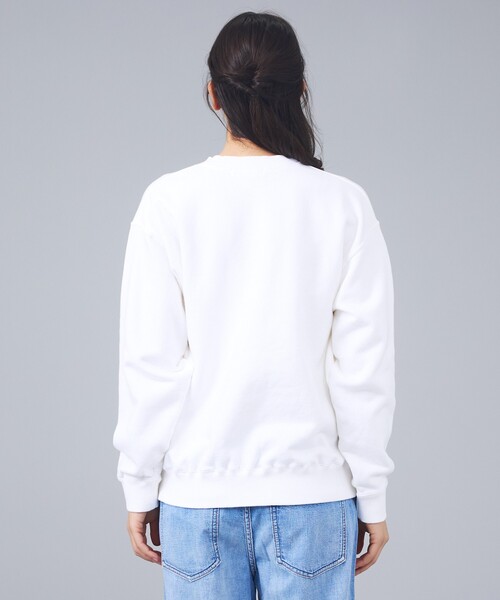 Rouge vif la cle（ルージュヴィフラクレ）の「【Le Melange/ル・メランジュ】ロゴプリントスウェット/スポーティー【WEB限定】（Tシャツ/カットソー・レディース・ホワイト・フリー）」の5枚目の写真