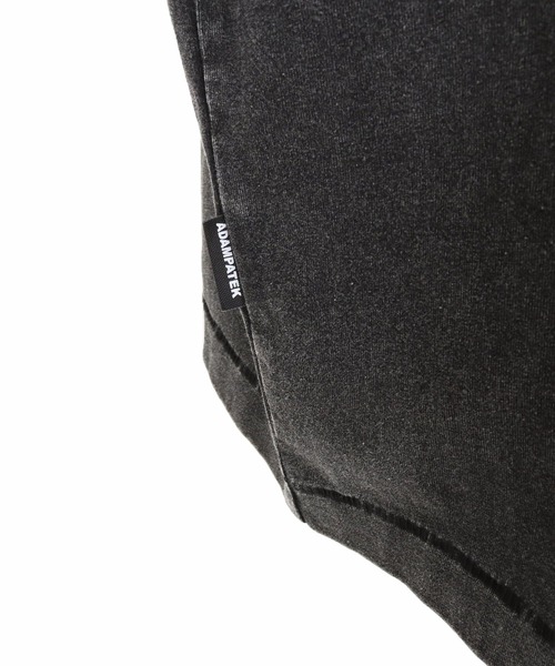 ADAM PATEK(アダムパテック)の「ADAMPATEK/noise aging T/プリントエイジング加工Tシャツ(Tシャツ/カットソー・メンズ・ピンク/グリーン/ブラック/ホワイト・2/1)」の10枚目の写真