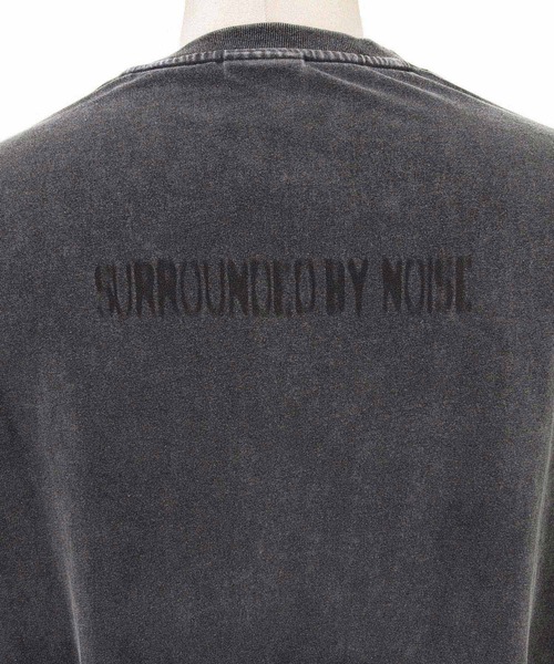 ADAM PATEK(アダムパテック)の「ADAMPATEK/noise aging T/プリントエイジング加工Tシャツ(Tシャツ/カットソー・メンズ・ピンク/グリーン/ブラック/ホワイト・2/1)」の6枚目の写真