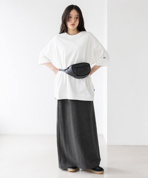 RAGEBLUE(レイジブルー)の「<DISCUS/ディスカス>BIGTシャツ(Tシャツ/カットソー・レディース・ラベンダー/ブラック/ブラウン/ホワイト・FREE)」の5枚目の写真