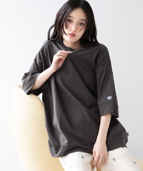 RAGEBLUE(レイジブルー)の「<DISCUS/ディスカス>BIGTシャツ(Tシャツ/カットソー・レディース・ラベンダー/ブラック/ブラウン/ホワイト・FREE)」の11枚目の写真