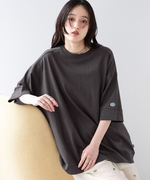 RAGEBLUE(レイジブルー)の「<DISCUS/ディスカス>BIGTシャツ(Tシャツ/カットソー・レディース・ラベンダー/ブラック/ブラウン/ホワイト・FREE)」の13枚目の写真