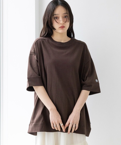 RAGEBLUE(レイジブルー)の「<DISCUS/ディスカス>BIGTシャツ(Tシャツ/カットソー・レディース・ラベンダー/ブラック/ブラウン/ホワイト・FREE)」の22枚目の写真