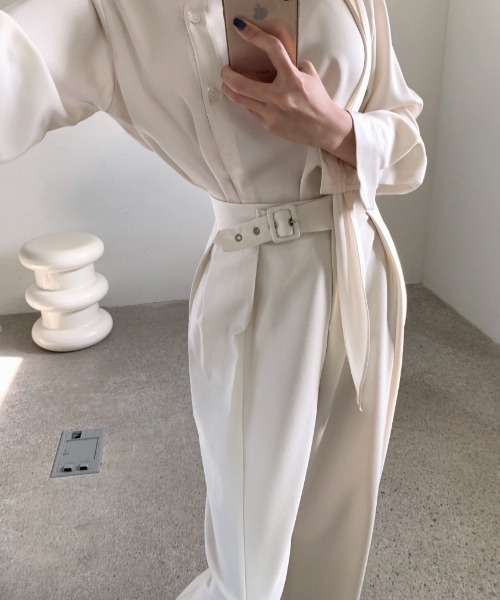 FAVORITO(ファヴォリート)の「ワイドパンツ(その他パンツ・レディース・ベージュ/ブラック・F)」の14枚目の写真