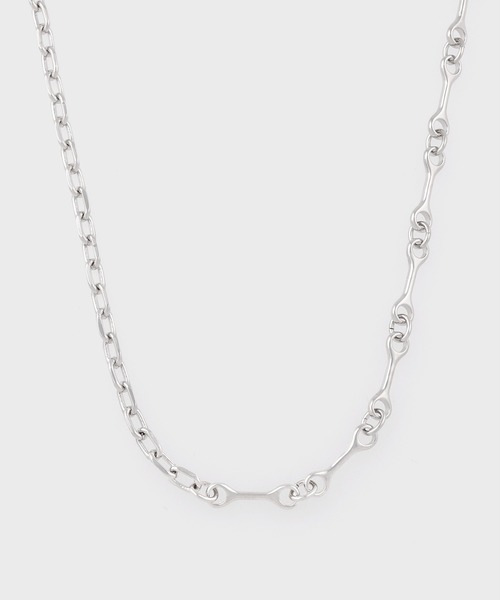 “Half Mixed Chain” ネックレス【160929 210】