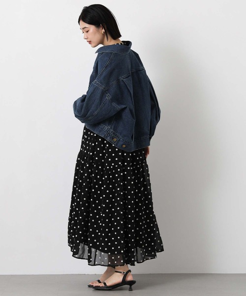 Gready Brilliant（グレディブリリアン）の「花刺繍ティアードワンピ（ワンピース・レディース・ブラック×ホワイト・38）」の17枚目の写真