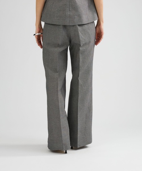 Chaos（カオス）の「Chaos(カオス)/ サッサーラワイドパンツ　【セットアップ可】（スラックス・レディース・ブラック×ホワイト・38/36）」の4枚目の写真