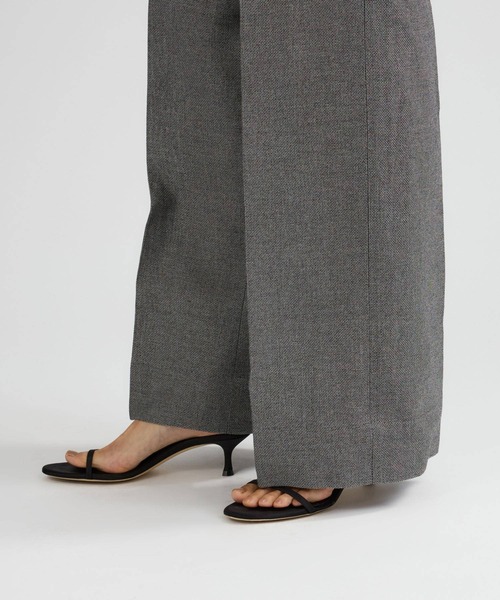 Chaos（カオス）の「Chaos(カオス)/ サッサーラワイドパンツ　【セットアップ可】（スラックス・レディース・ブラック×ホワイト・38/36）」の11枚目の写真