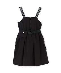 kate spade new york kids（ケイトスペードニューヨーク）の「ポーチつきロゴベルトジャンパースカート（ジャンパースカート）」