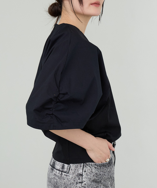 IENA LA BOUCLE（イエナラブークル）の「IENA LA BOUCLE タイプライターコンビプルオーバー（Tシャツ/カットソー・レディース・ホワイト/ブラック・FREE）」の20枚目の写真