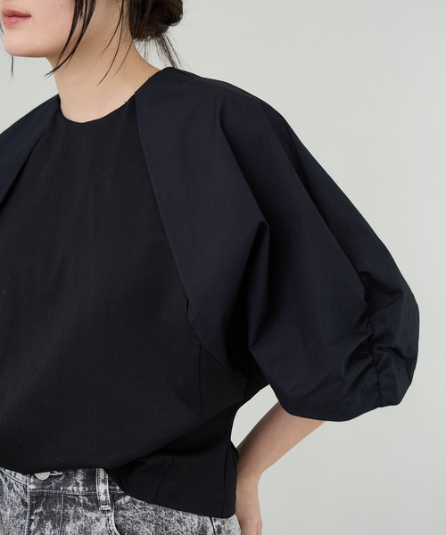 IENA LA BOUCLE（イエナラブークル）の「IENA LA BOUCLE タイプライターコンビプルオーバー（Tシャツ/カットソー・レディース・ホワイト/ブラック・FREE）」の21枚目の写真