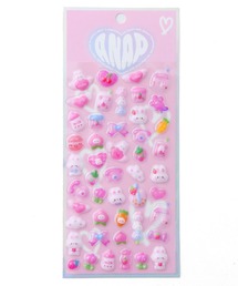 ANAP kids（アナップキッズ）の「ラブリーうさぎちゃん ぷっくり シール（ステッカー/テープ）」