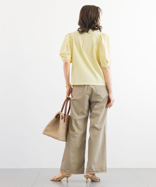 BARNYARDSTORM（バンヤードストーム）の「BARNYARDSTORM / 撥水パフスリーブプルオーバー【撥水】＜セットアップ対応＞（シャツ/ブラウス・レディース・ブラック/イエロー/ホワイト・S/M）」の22枚目の写真