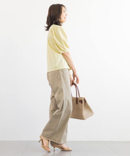 BARNYARDSTORM（バンヤードストーム）の「BARNYARDSTORM / 撥水パフスリーブプルオーバー【撥水】＜セットアップ対応＞（シャツ/ブラウス・レディース・ブラック/イエロー/ホワイト・S/M）」の13枚目の写真