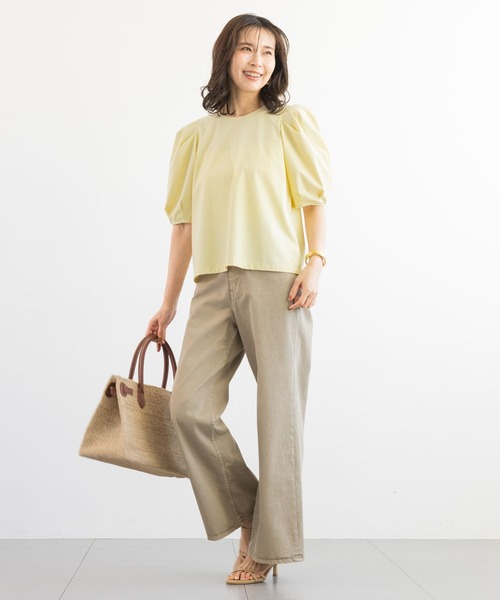 BARNYARDSTORM（バンヤードストーム）の「BARNYARDSTORM / 撥水パフスリーブプルオーバー【撥水】＜セットアップ対応＞（シャツ/ブラウス・レディース・ブラック/イエロー/ホワイト・S/M）」の21枚目の写真