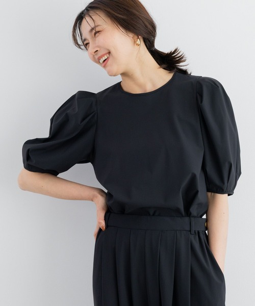 BARNYARDSTORM（バンヤードストーム）の「BARNYARDSTORM / 撥水パフスリーブプルオーバー【撥水】＜セットアップ対応＞（シャツ/ブラウス・レディース・ブラック/イエロー/ホワイト・S/M）」の15枚目の写真