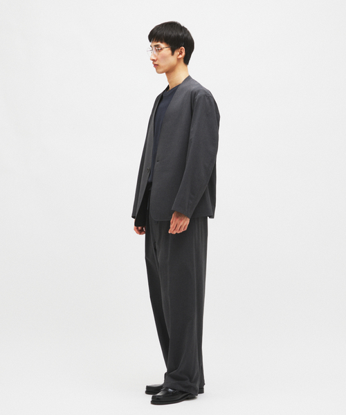 JOURNAL STANDARD（ジャーナルスタンダード）の「EVALET / エバレット ST オーバー パンツ "セットアップ着用可能"（スラックス・メンズ・ブラック系その他/カーキ/ネイビー・MEDIUM/SMALL/LARGE）」の5枚目の写真