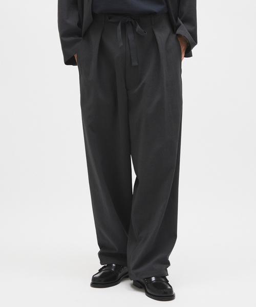 JOURNAL STANDARD（ジャーナルスタンダード）の「EVALET / エバレット ST オーバー パンツ "セットアップ着用可能"（スラックス・メンズ・ブラック系その他/カーキ/ネイビー・MEDIUM/SMALL/LARGE）」の7枚目の写真