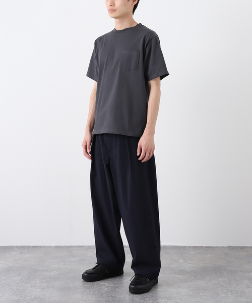 JOURNAL STANDARD(ジャーナルスタンダード)の「EVALET / エバレット ST オーバー パンツ "セットアップ着用可能"(スラックス・メンズ・ブラック系その他/カーキ/ネイビー・MEDIUM/SMALL/LARGE)」の8枚目の写真