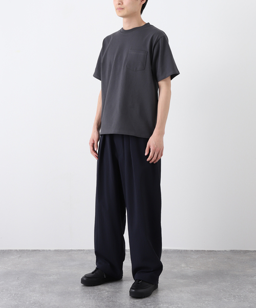 JOURNAL STANDARD(ジャーナルスタンダード)の「EVALET / エバレット ST オーバー パンツ "セットアップ着用可能"(スラックス・メンズ・ブラック系その他/カーキ/ネイビー・MEDIUM/SMALL/LARGE)」の9枚目の写真