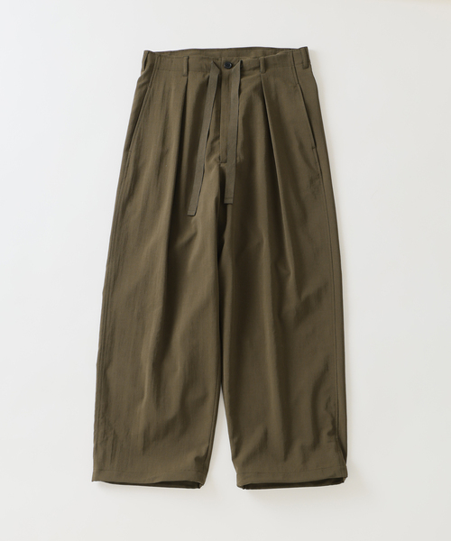 JOURNAL STANDARD(ジャーナルスタンダード)の「EVALET / エバレット ST オーバー パンツ "セットアップ着用可能"(スラックス・メンズ・ブラック系その他/カーキ/ネイビー・MEDIUM/SMALL/LARGE)」の2枚目の写真