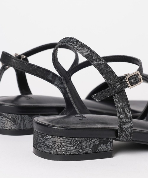 HARE（ハレ）の「ナローストラップフラットサンダル(HARE)（サンダル・レディース・ブラック・MEDIUM/LARGE）」の16枚目の写真