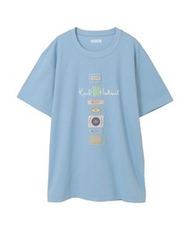 ピンクハウス♡２０２３夏♡半袖Ｔシャツ　カットソー　ブルーグレー　Ｌ PINK HOUSE｜ピンクハウスのTシャツ/カットソー（ブルー・ネイビー